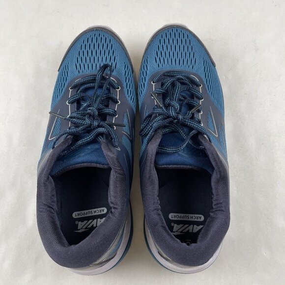 Avia Running Shoes Women’s 6.5 Arch Support Blue/Silver Lightweight Mesh - Picture 6 of 11